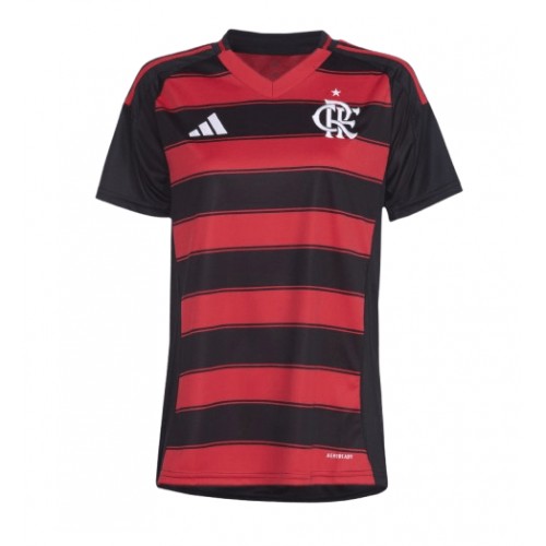 Stroje piłkarskie Flamengo Koszulka Podstawowej dla damskie 2025-26 Krótki Rękaw